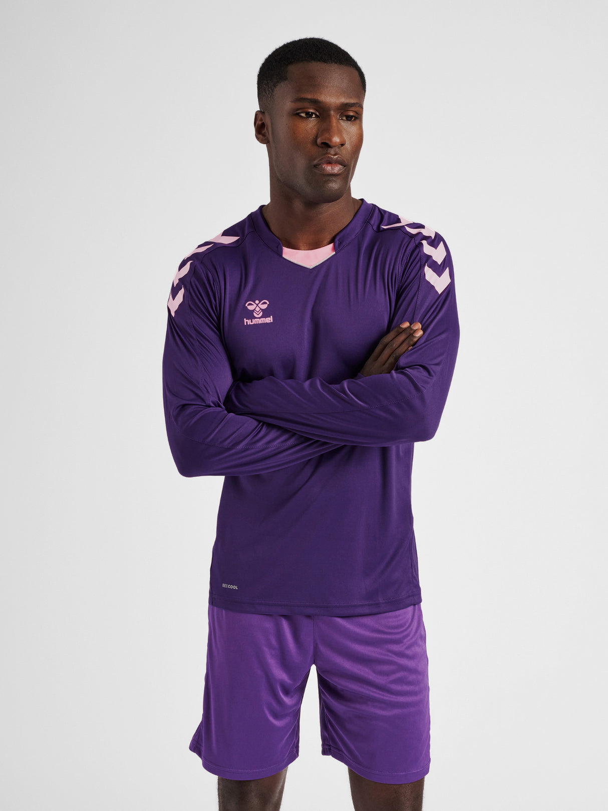 Hummel Men's Core XK Poly Long Sleeve Jersey Soccer Uniforms & Apparel All