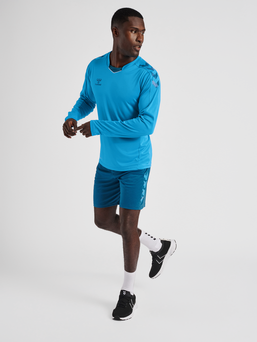 Hummel Men's Core XK Poly Long Sleeve Jersey Soccer Uniforms & Apparel All