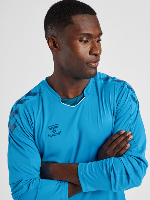 Hummel Men's Core XK Poly Long Sleeve Jersey Soccer Uniforms & Apparel All