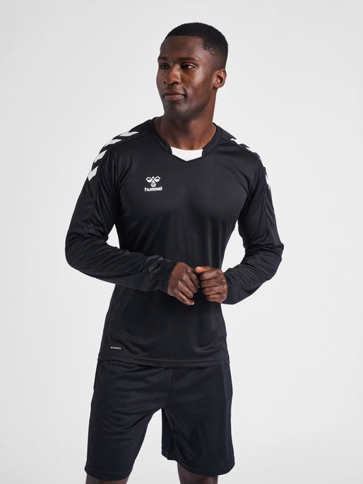 Hummel Men's Core XK Poly Long Sleeve Jersey Soccer Uniforms & Apparel All