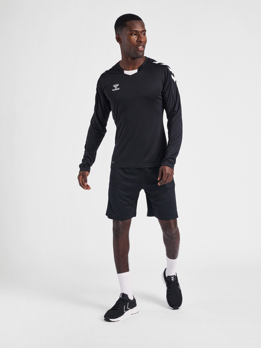 Hummel Men's Core XK Poly Long Sleeve Jersey Soccer Uniforms & Apparel All