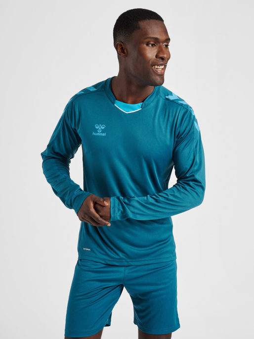 Hummel Men's Core XK Poly Long Sleeve Jersey Soccer Uniforms & Apparel All