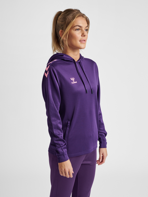 Hummel Women's Core XK Poly Sweat Hoodie Womens Apparel Sweatshirts & Fleece