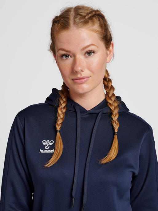 Hummel Women's Core XK Poly Sweat Hoodie Womens Apparel Sweatshirts & Fleece