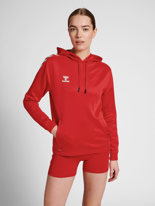 Hummel Women's Core XK Poly Sweat Hoodie Womens Apparel Sweatshirts & Fleece