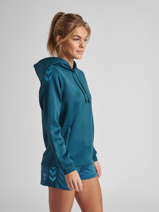 Hummel Women's Core XK Poly Sweat Hoodie Womens Apparel Sweatshirts & Fleece