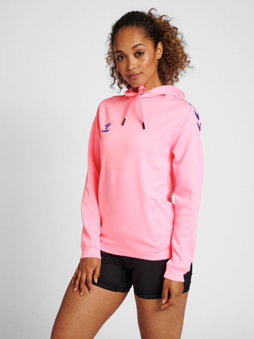Hummel Women's Core XK Poly Sweat Hoodie Womens Apparel Sweatshirts & Fleece