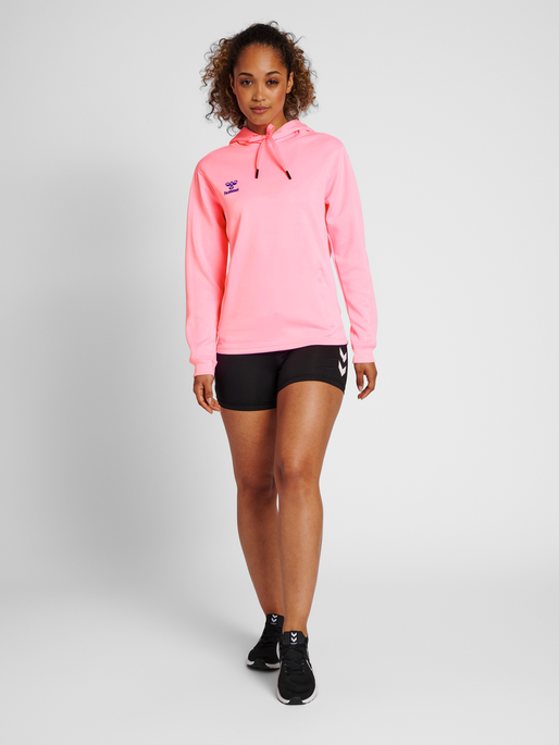 Hummel Women's Core XK Poly Sweat Hoodie Womens Apparel Sweatshirts & Fleece