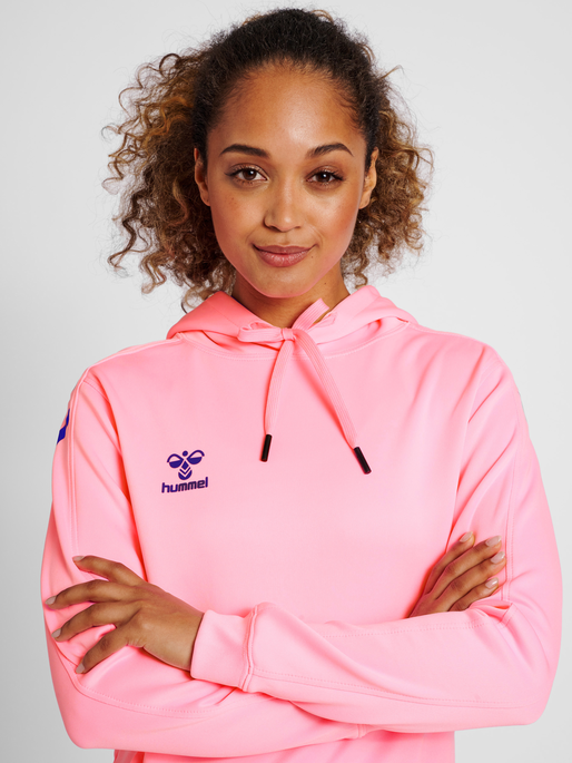 Hummel Women's Core XK Poly Sweat Hoodie Womens Apparel Sweatshirts & Fleece