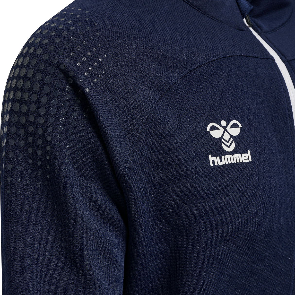 Hummel Men's Lead Poly Zip Jacket Mens Apparel Sweatshirts & Fleece