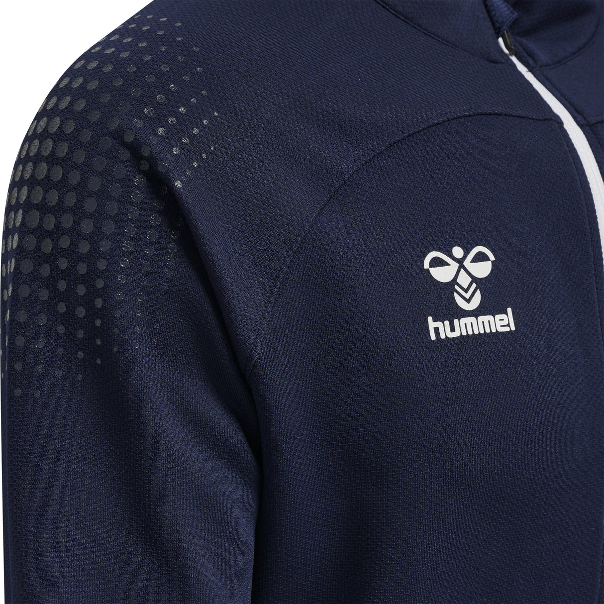 Hummel Men's Lead Poly Zip Jacket Mens Apparel Sweatshirts & Fleece