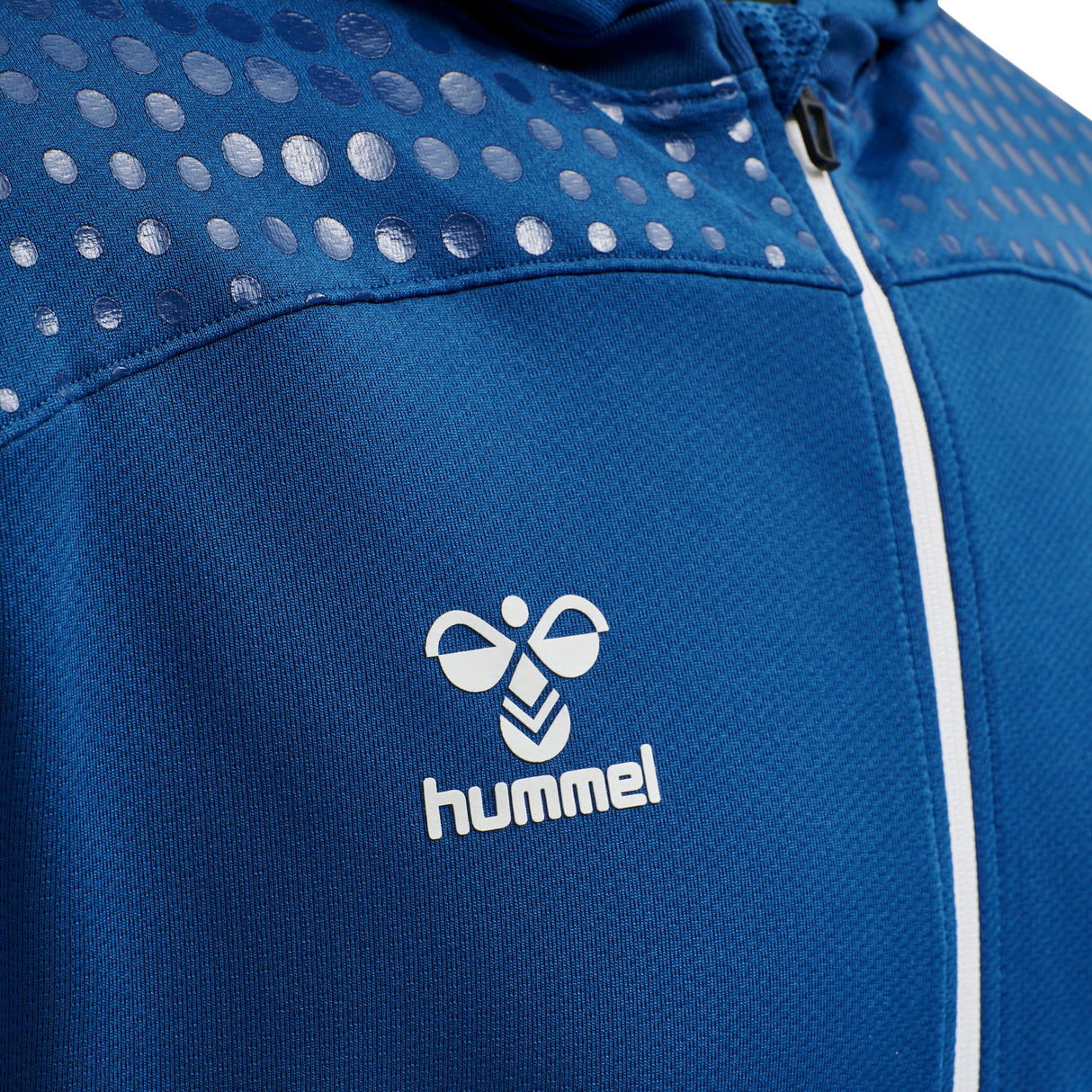 Hummel Men's Lead Poly Zip Hoodie Mens Apparel Sweatshirts & Fleece