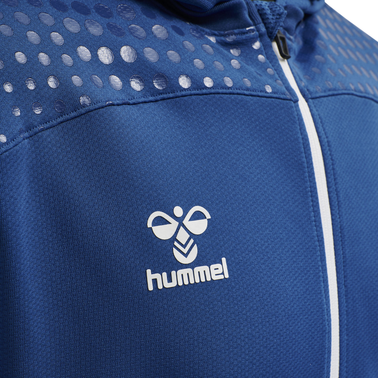 Hummel Men's Lead Poly Zip Hoodie Mens Apparel Sweatshirts & Fleece