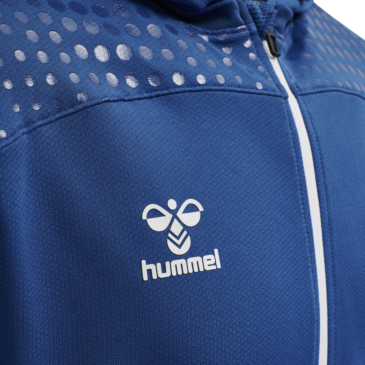 Hummel Men's Lead Poly Zip Hoodie Mens Apparel Sweatshirts & Fleece