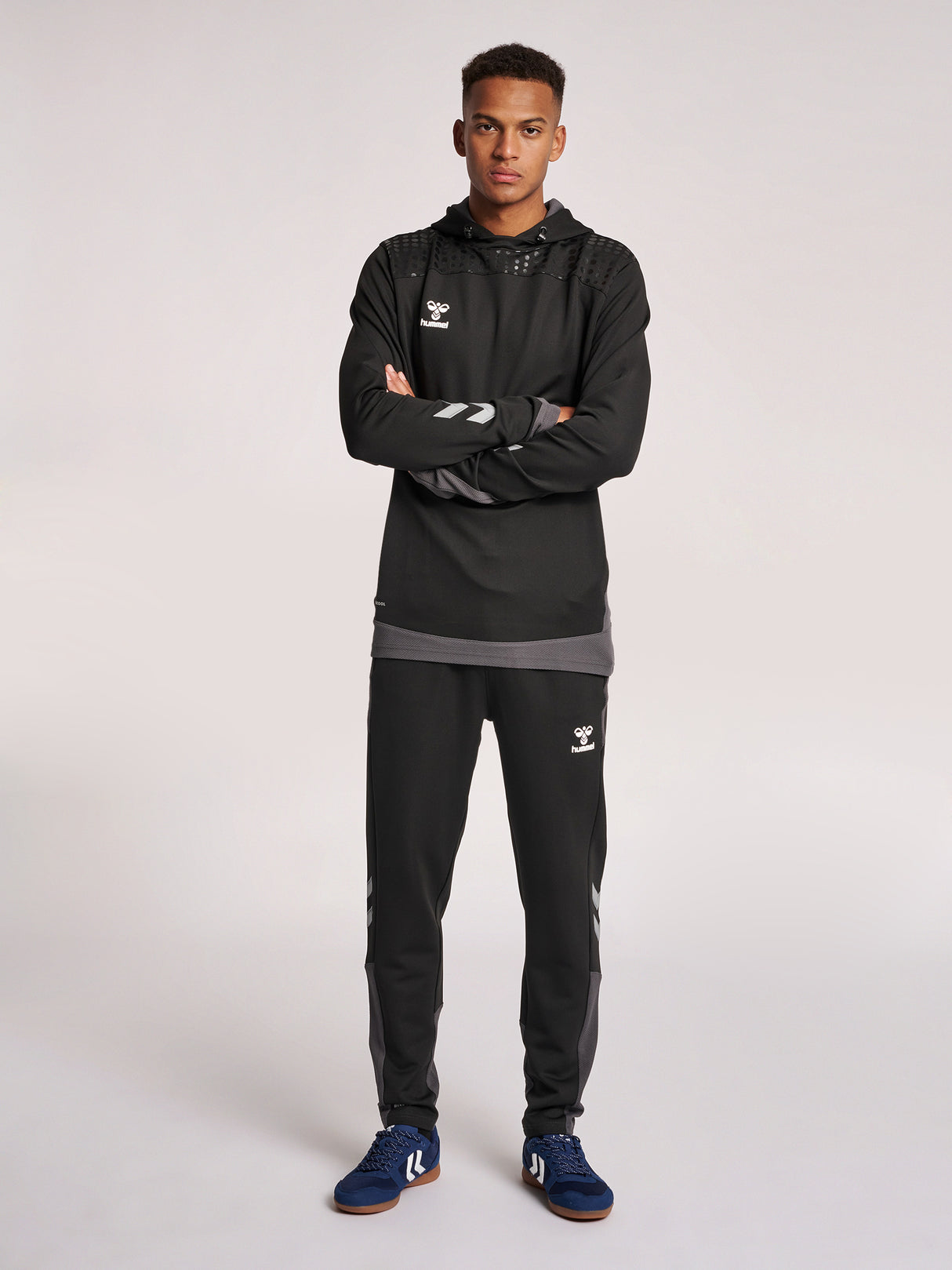 Hummel Men's Lead Poly Hoodie Mens Apparel Sweatshirts & Fleece