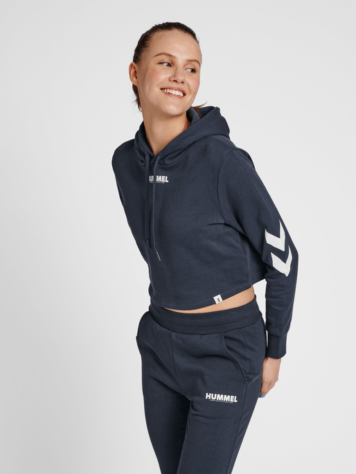 Hummel Women's Legacy Cropped Hoodie Womens Apparel Sweatshirts & Fleece