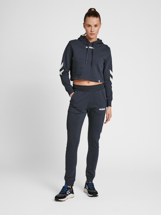 Hummel Women's Legacy Cropped Hoodie Womens Apparel Sweatshirts & Fleece