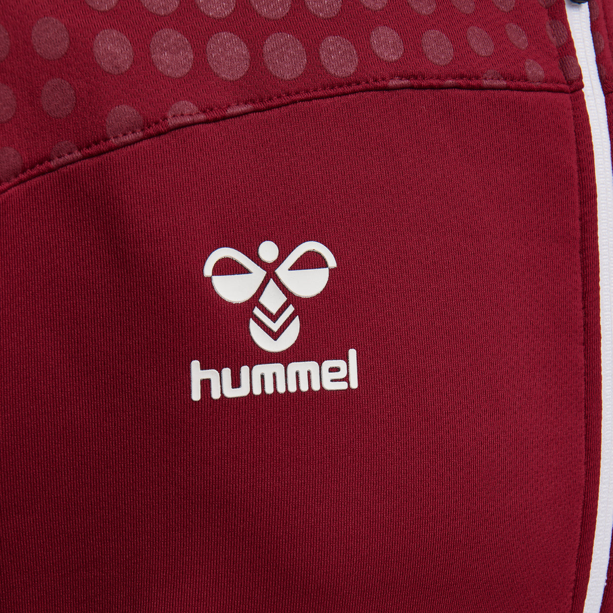 Hummel Men's Lead Poly Zip Hoodie Mens Apparel Sweatshirts & Fleece