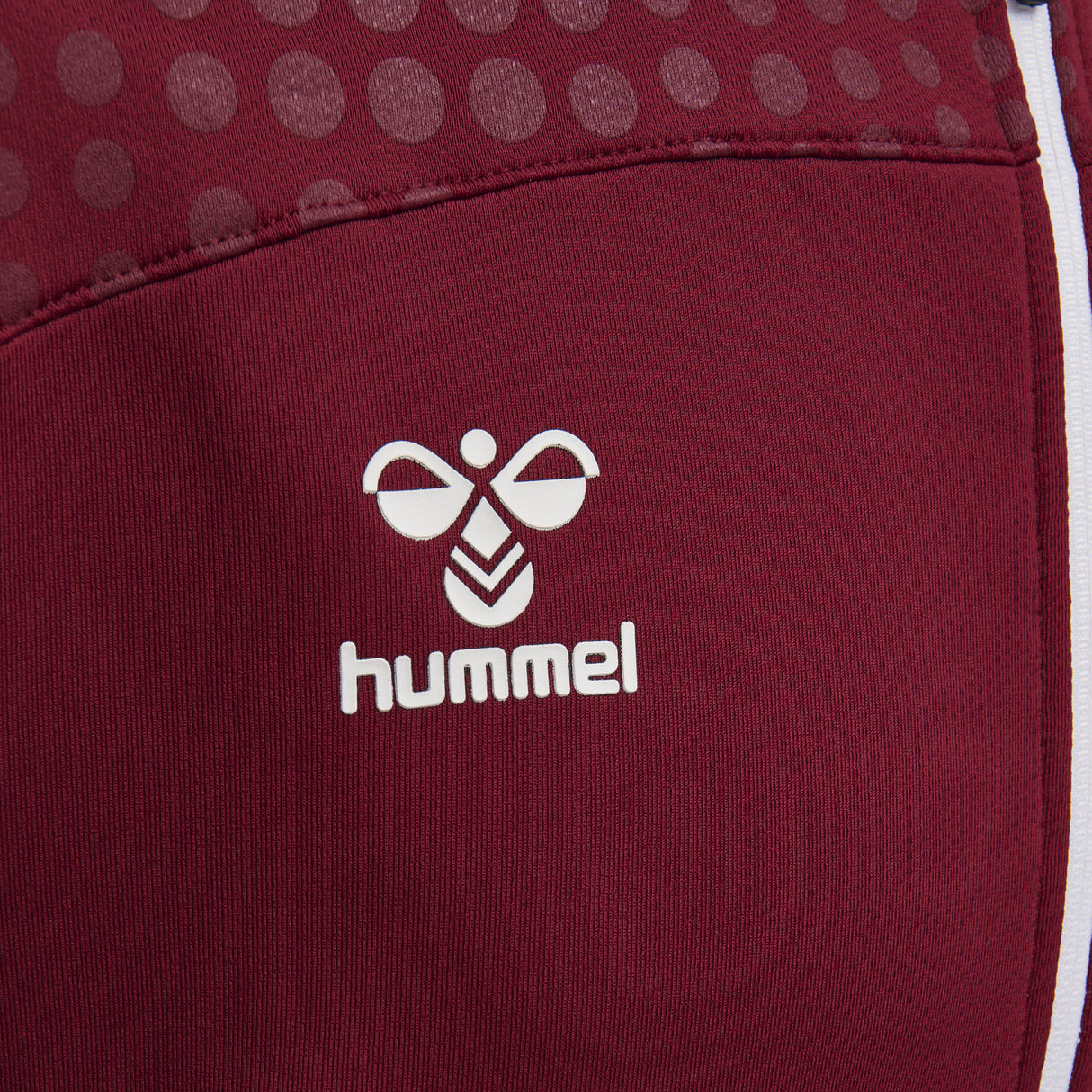 Hummel Men's Lead Poly Zip Hoodie Mens Apparel Sweatshirts & Fleece