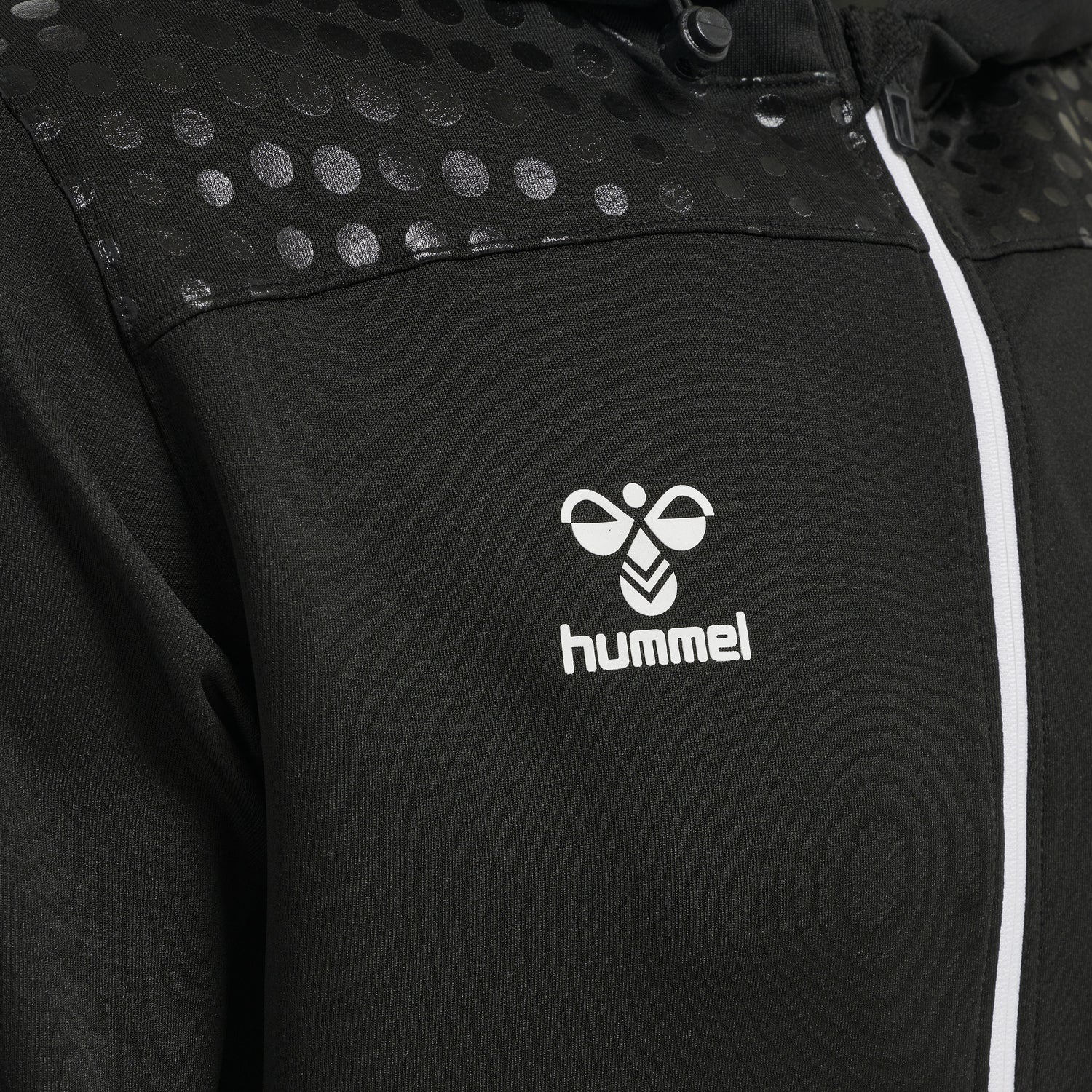 Hummel Men's Lead Poly Zip Hoodie Mens Apparel Sweatshirts & Fleece