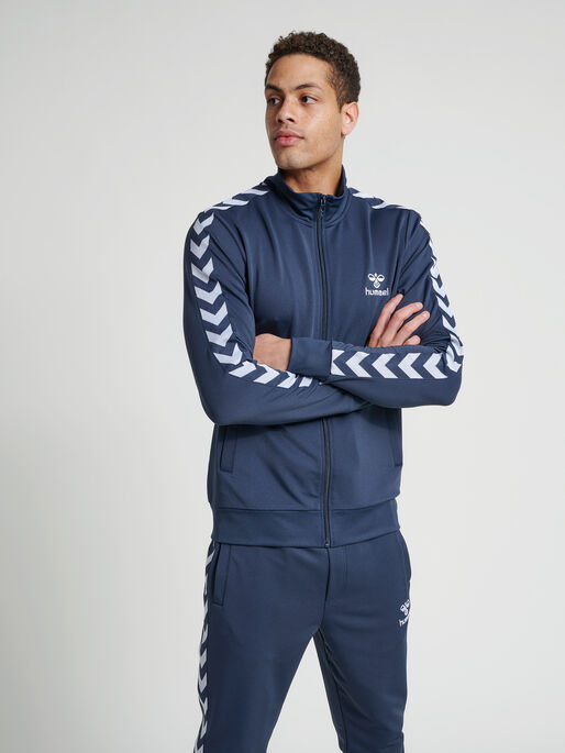 Hummel Men's Nathan 2.0 Zip Jacket Mens Apparel Sweatshirts & Fleece