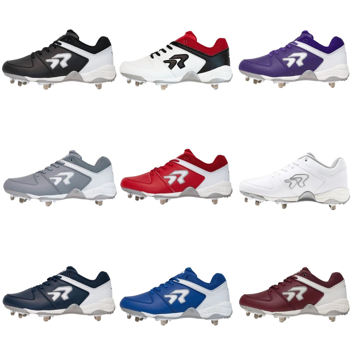 RIP-IT Women's Flite Metal Spike Softball Cleats Softball Footwear All