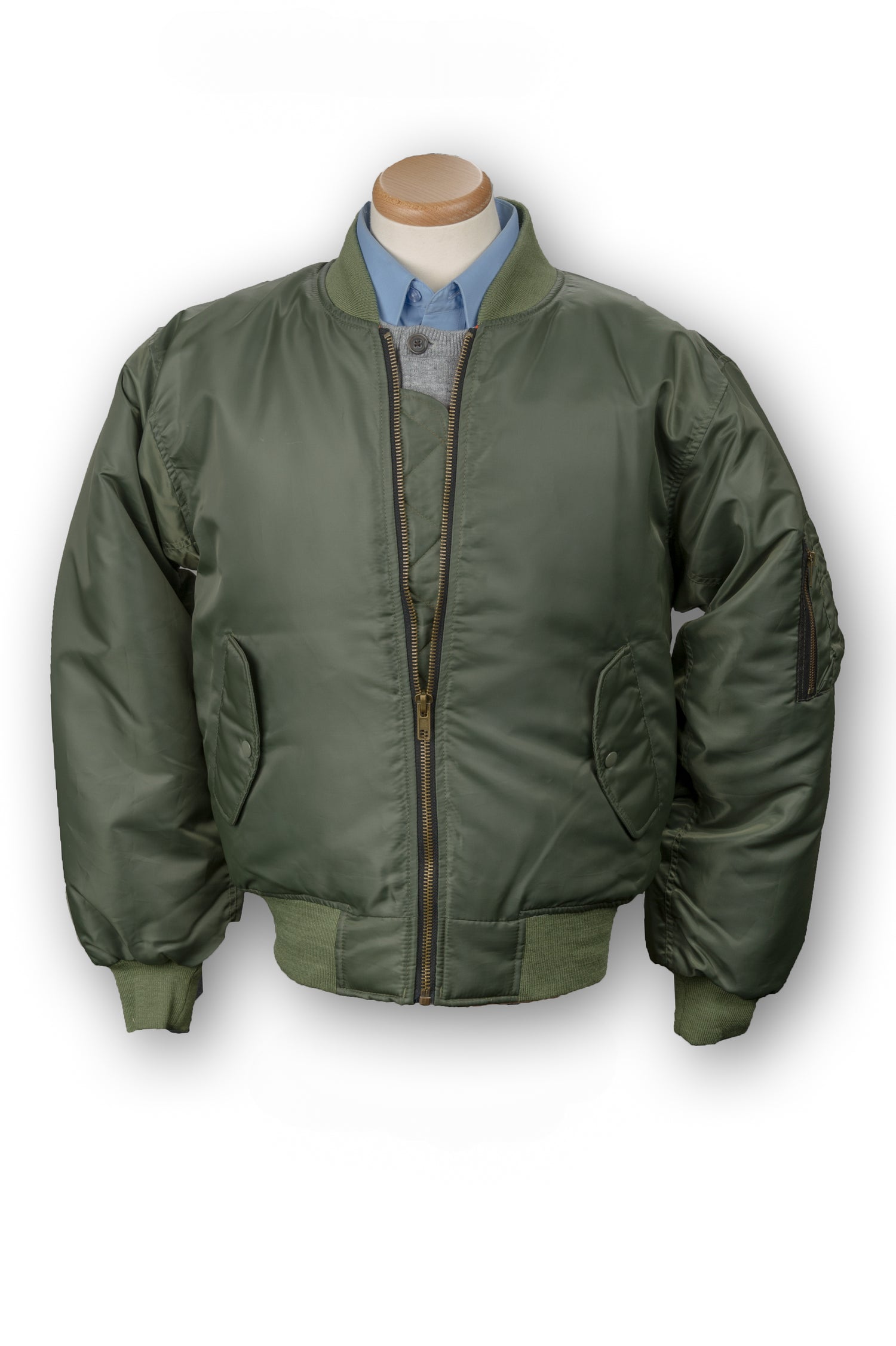 Bravo Men's Bravo Ma-1 Flight Jacket Mens Apparel Jackets & Vests
