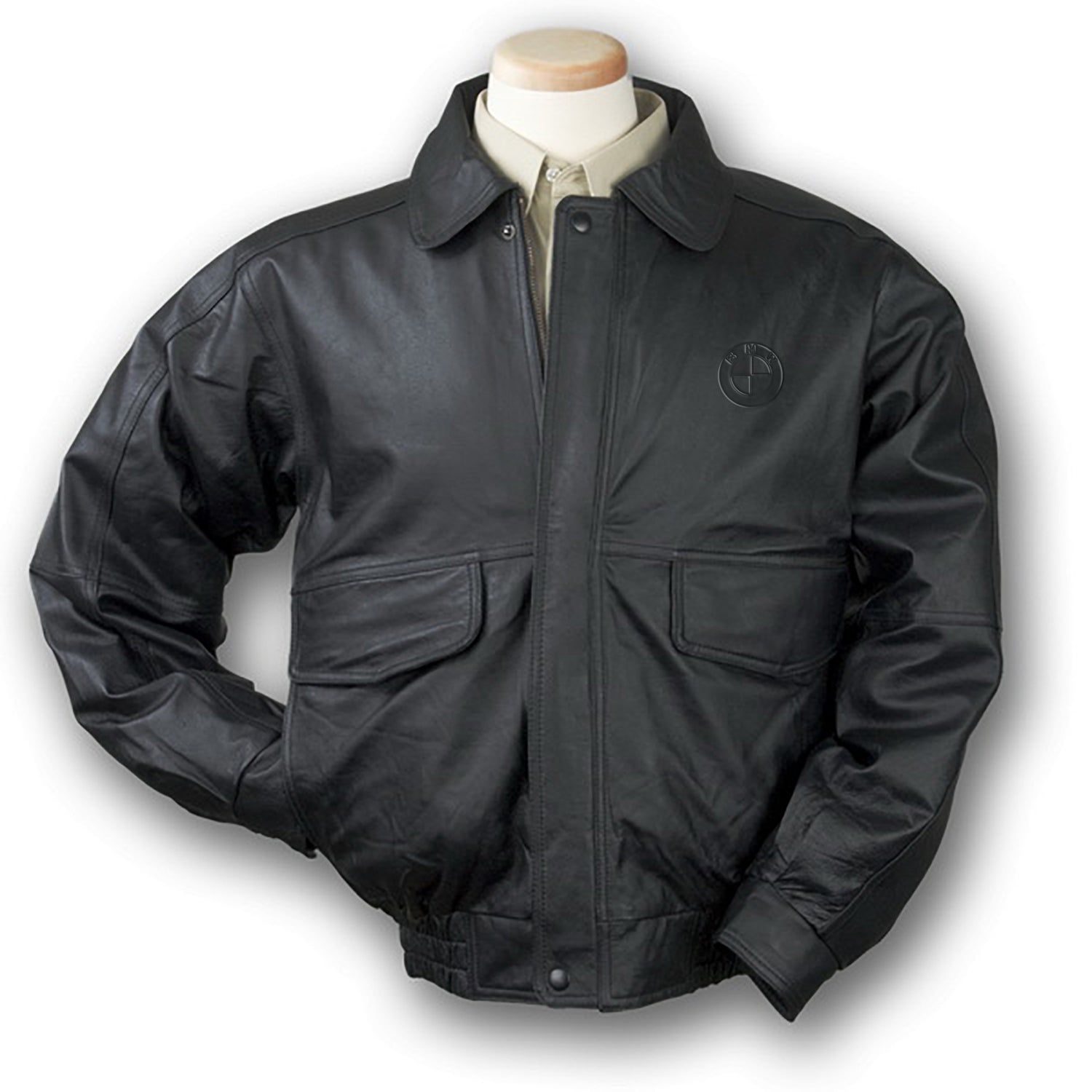 Burk's Bay Men's Buffed Bomber Black Mens Apparel Jackets & Vests