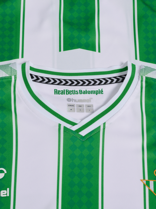 Hummel Men's Real Betis Balompié 23/24 Home Jersey Soccer Uniforms & Apparel All