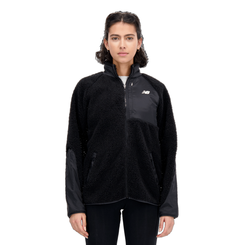 New Balance Women's Q Speed Sherpa Jacket Womens Apparel Sweatshirts & Fleece