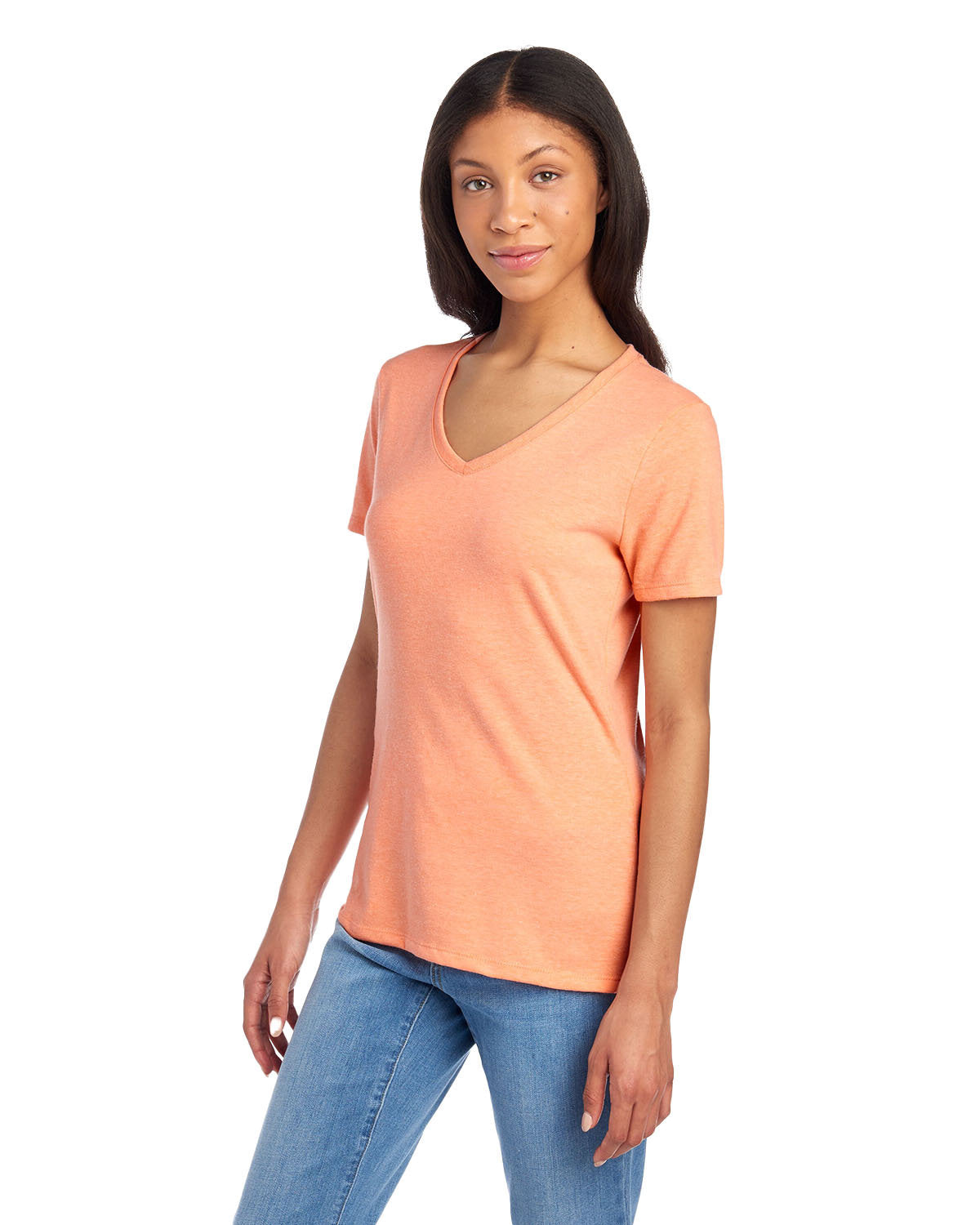 Jerzees Ladies' Premium Blend V-Neck T-Shirt Womens Apparel Shirts & Tops