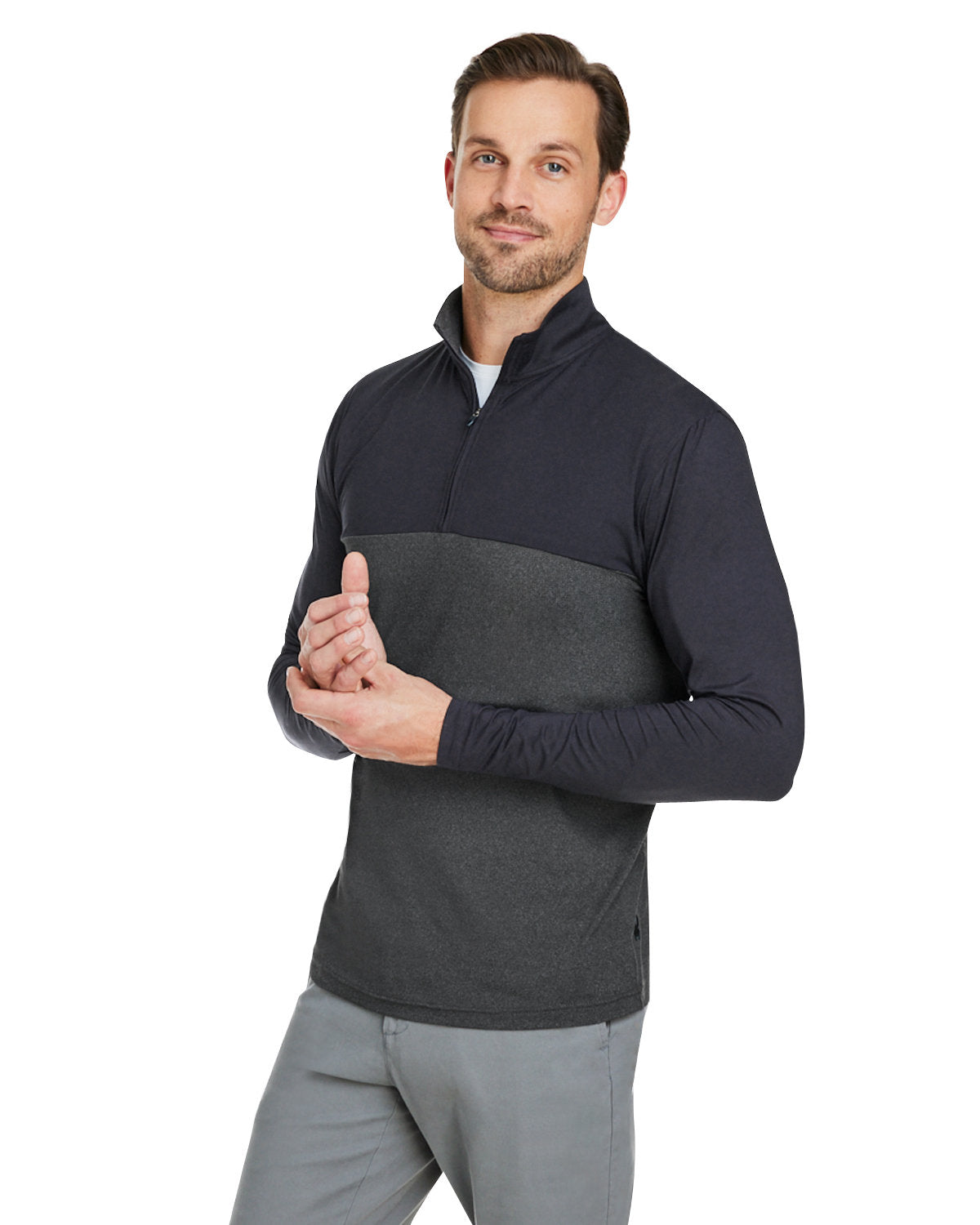 Spyder Men's Spyre Flex Colorblock Quarter-Zip Mens Apparel Sweatshirts & Fleece