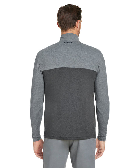 Spyder Men's Spyre Flex Colorblock Quarter-Zip Mens Apparel Sweatshirts & Fleece