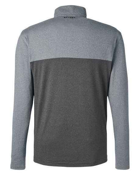 Spyder Men's Spyre Flex Colorblock Quarter-Zip Mens Apparel Sweatshirts & Fleece