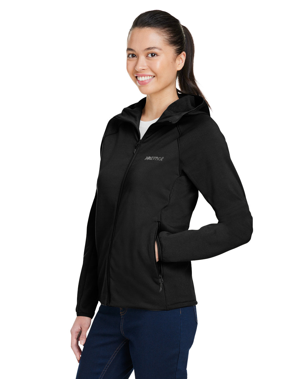 Marmot Ladies' Leconte Full Zip Hooded Jacket Corporate Apparel Sweatshirts & Fleece