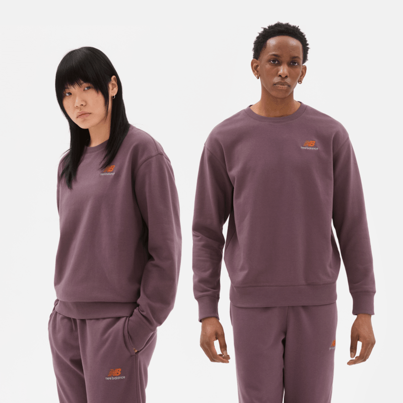 New Balance Uni-ssentials French Terry Crewneck Sweatshirt Womens Apparel Sweatshirts & Fleece