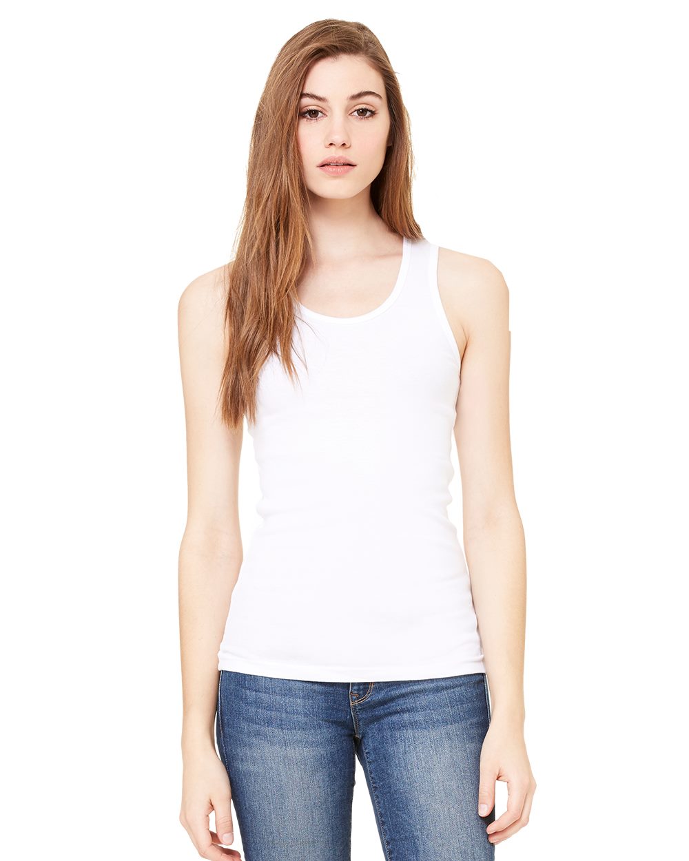 BELLA + CANVAS Baby Rib Tank BC1080 Womens Apparel Shirts & Tops