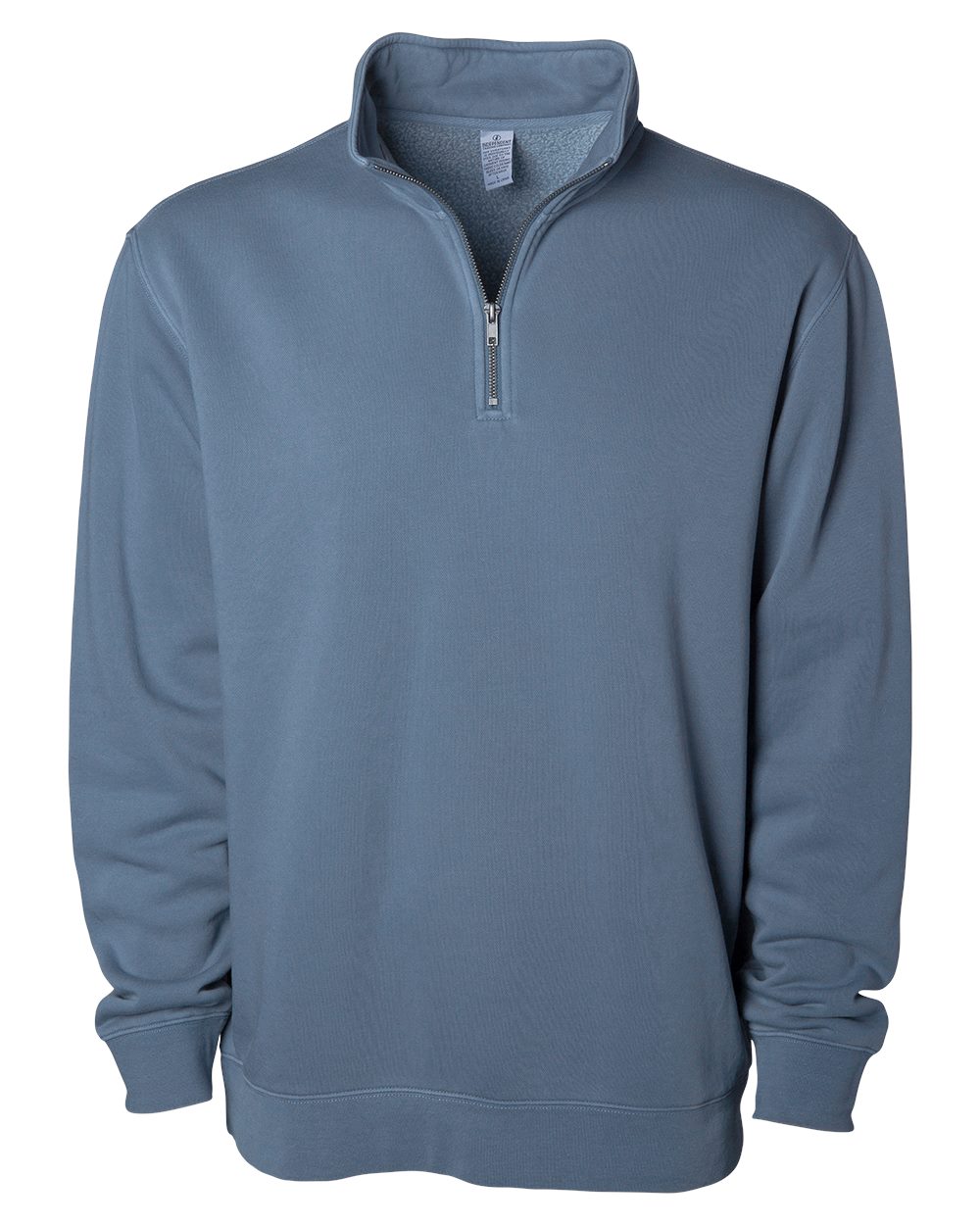 Independent Trading Co. Men's Pigment-Dyed Quarter-Zip Pullover Mens Apparel Sweatshirts & Fleece