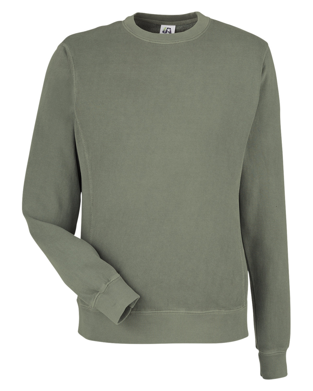 J America Unisex Pigment Dyed Fleece Sweatshirt 8731JA-AB-1