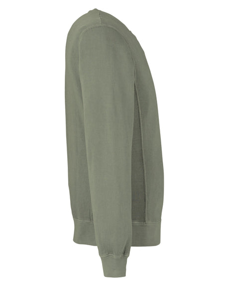 J. America Unisex Pigment Dyed Fleece Sweatshirt 8731JA-AB Mens Apparel Sweatshirts & Fleece