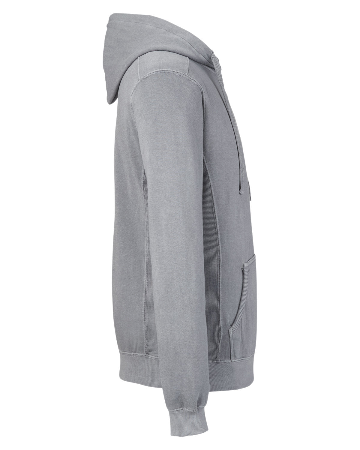 J. America Unisex Pigment Dyed Fleece Hooded Sweatshirt 8730JA-3