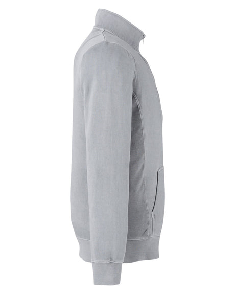 J. America Unisex Pigment Dyed Quarter-Zip Fleece 8732JA-AB Mens Apparel Sweatshirts & Fleece