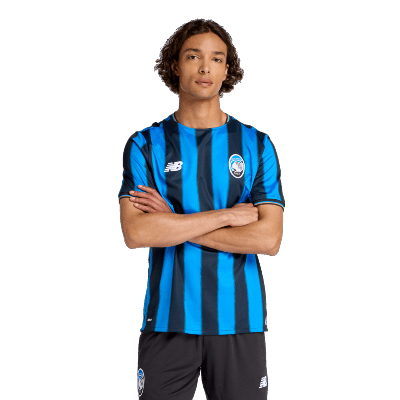 New Balance Men's Atalanta BC Home Short Sleeve Jersey Soccer Uniforms & Apparel All