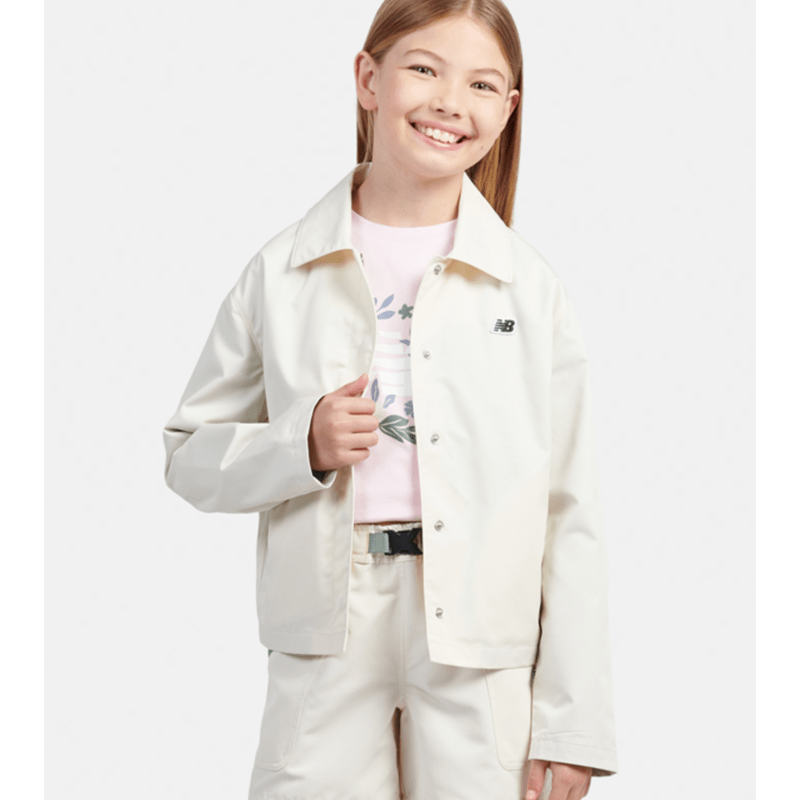 New Balance Youth Girls' Premium Coach Jacket Youth Apparel Jackets & Vests