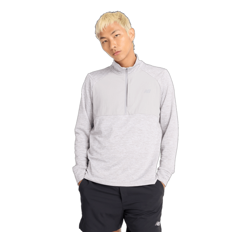 New Balance Men's Athletics Heat Grid 1/2 Zip Mens Apparel Sweatshirts & Fleece