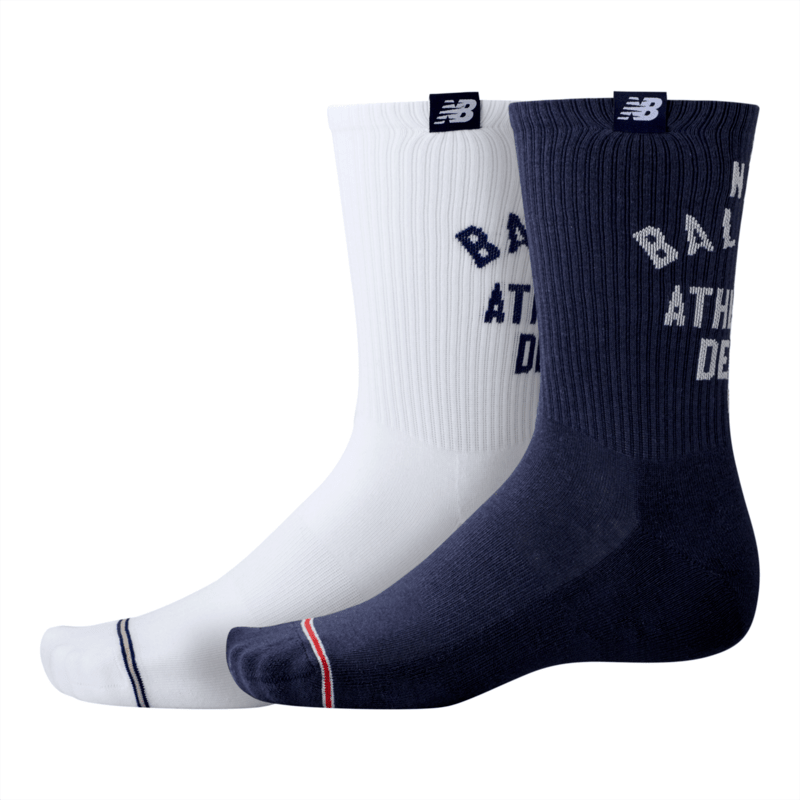 New Balance Lifestyle Midcalf Socks 2 Pack Unisex Accessories Socks