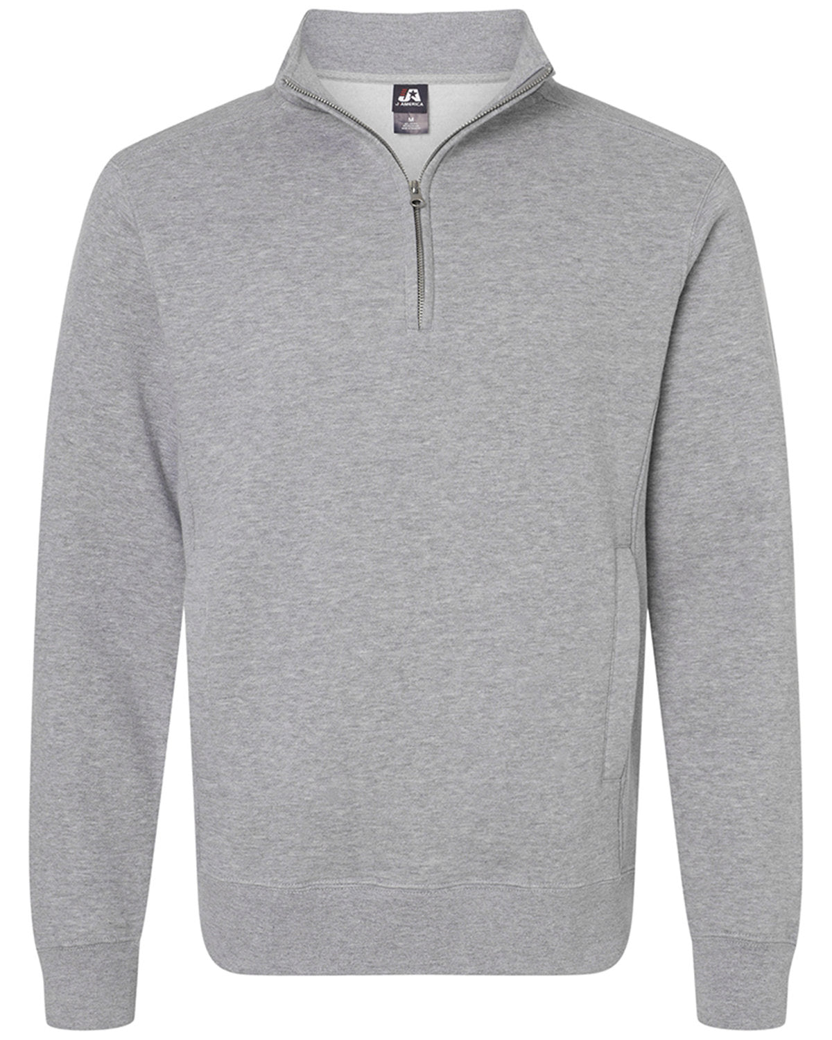 J. America Unisex Heavyweight Quarter-Zip Sweatshirt 8717JA Mens Apparel Sweatshirts & Fleece