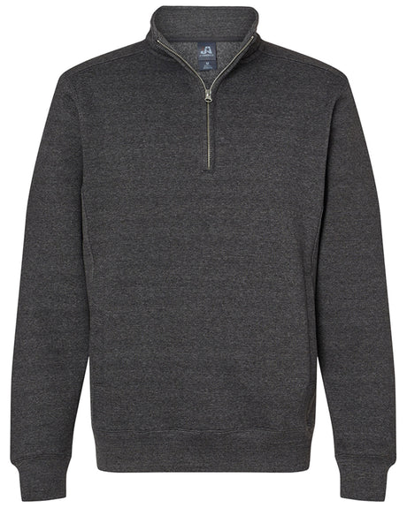 J. America Unisex Heavyweight Quarter-Zip Sweatshirt 8717JA Mens Apparel Sweatshirts & Fleece
