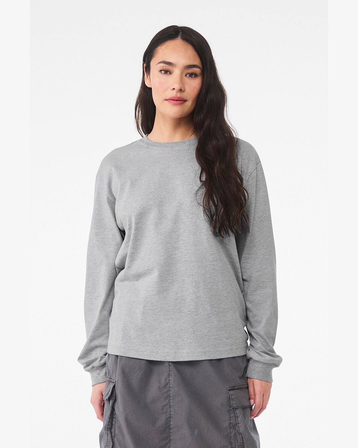 BELLA + CANVAS Unisex Heavyweight Long-Sleeve T-Shirt BC3511 Womens Apparel Shirts & Tops