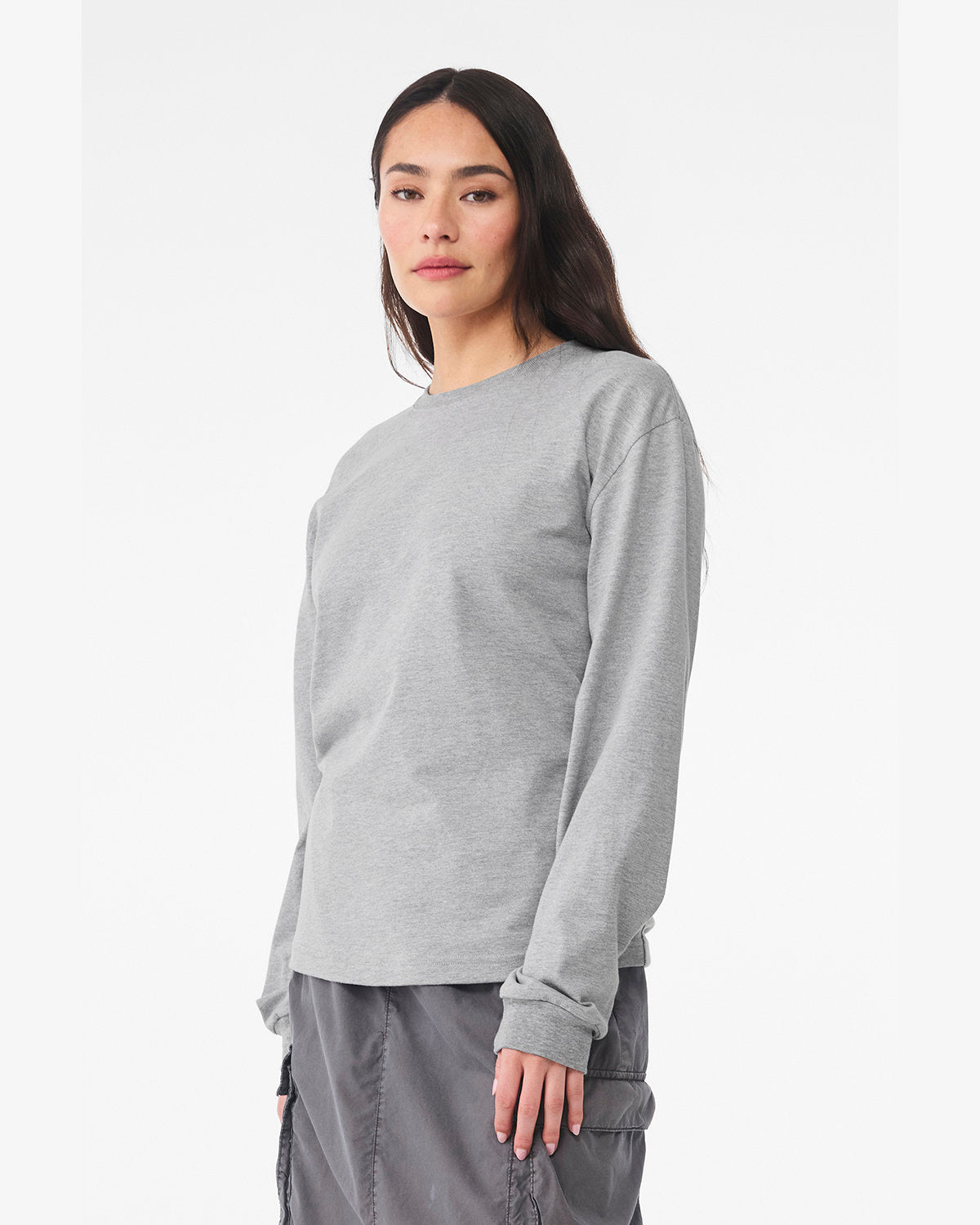 BELLA + CANVAS Unisex Heavyweight Long-Sleeve T-Shirt BC3511 Womens Apparel Shirts & Tops